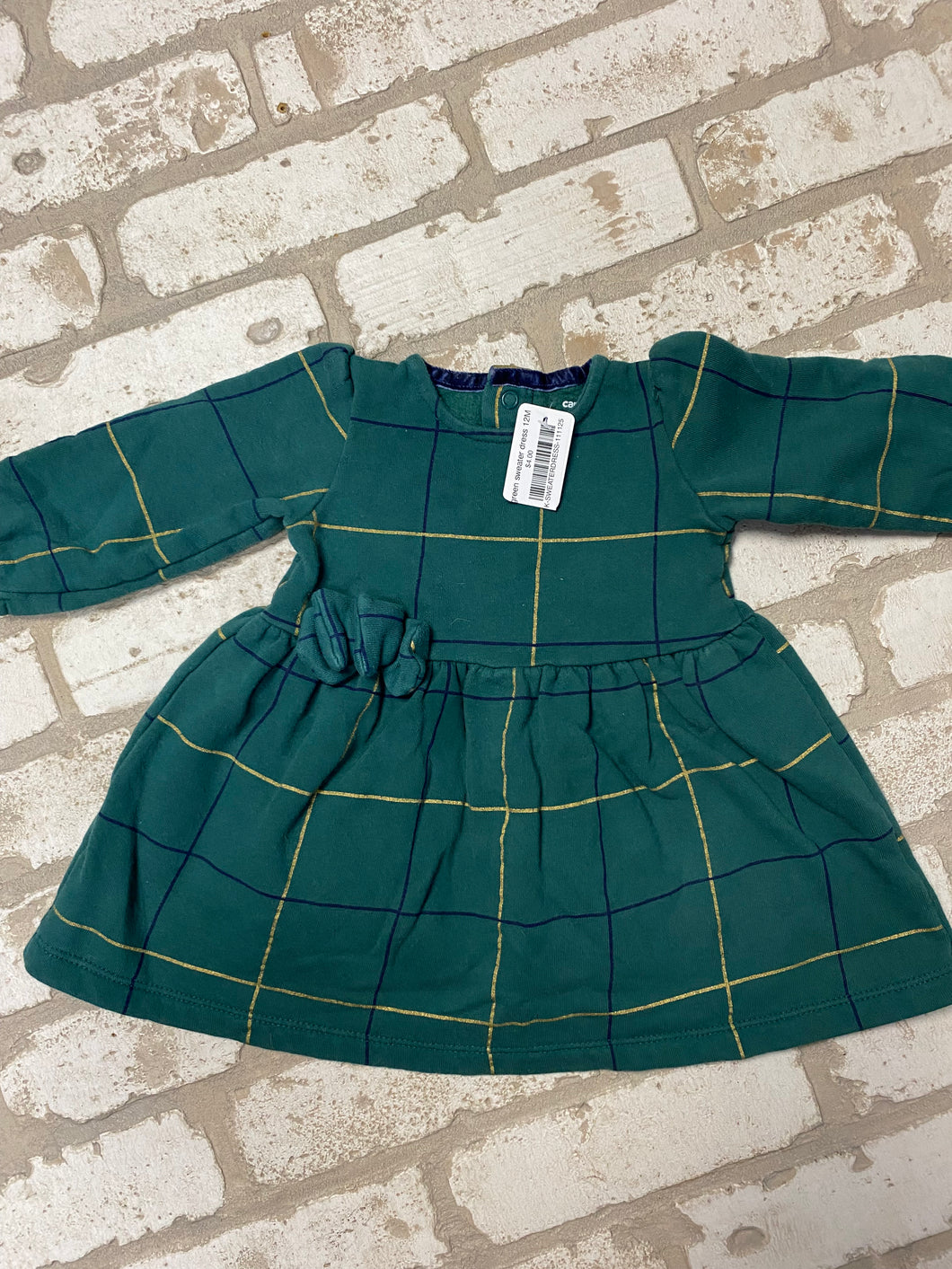 green sweater dress 12M