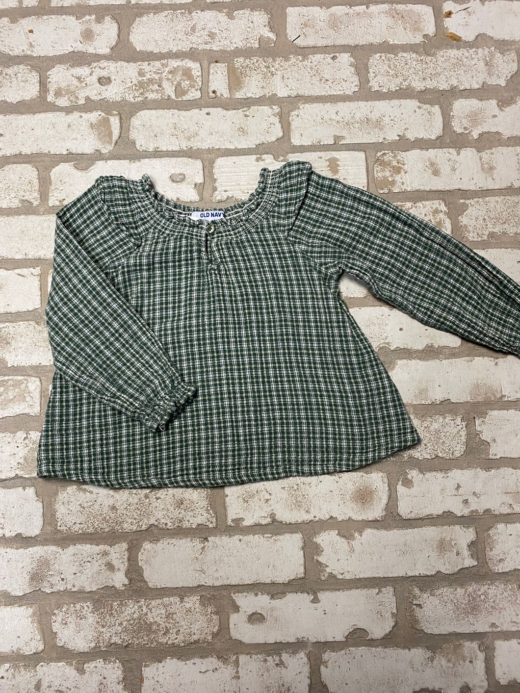 Old Navy Girl's Plaid Top (3T)