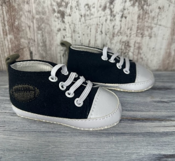 Baby Gear: Football Soft Shoe - 3/6m