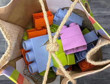 Load image into Gallery viewer, Roo Crew: Eco Wood 2.0 Lego Blocks
