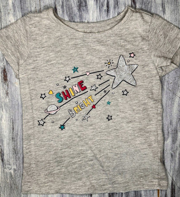 Wonder Nation: 'Shine Bright' Graphic Tee- 3T