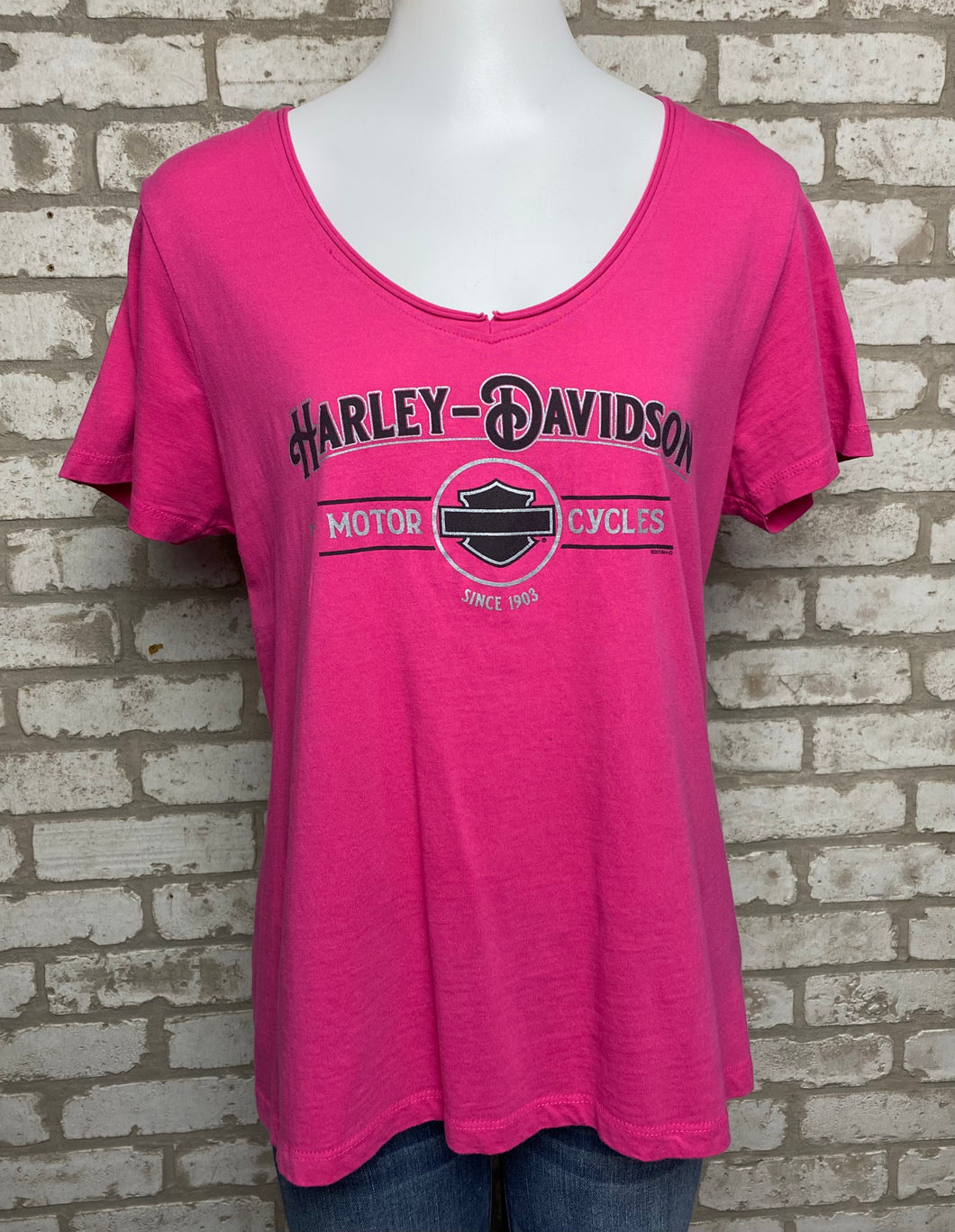 Harley Davidson Pink Graphic- (L)