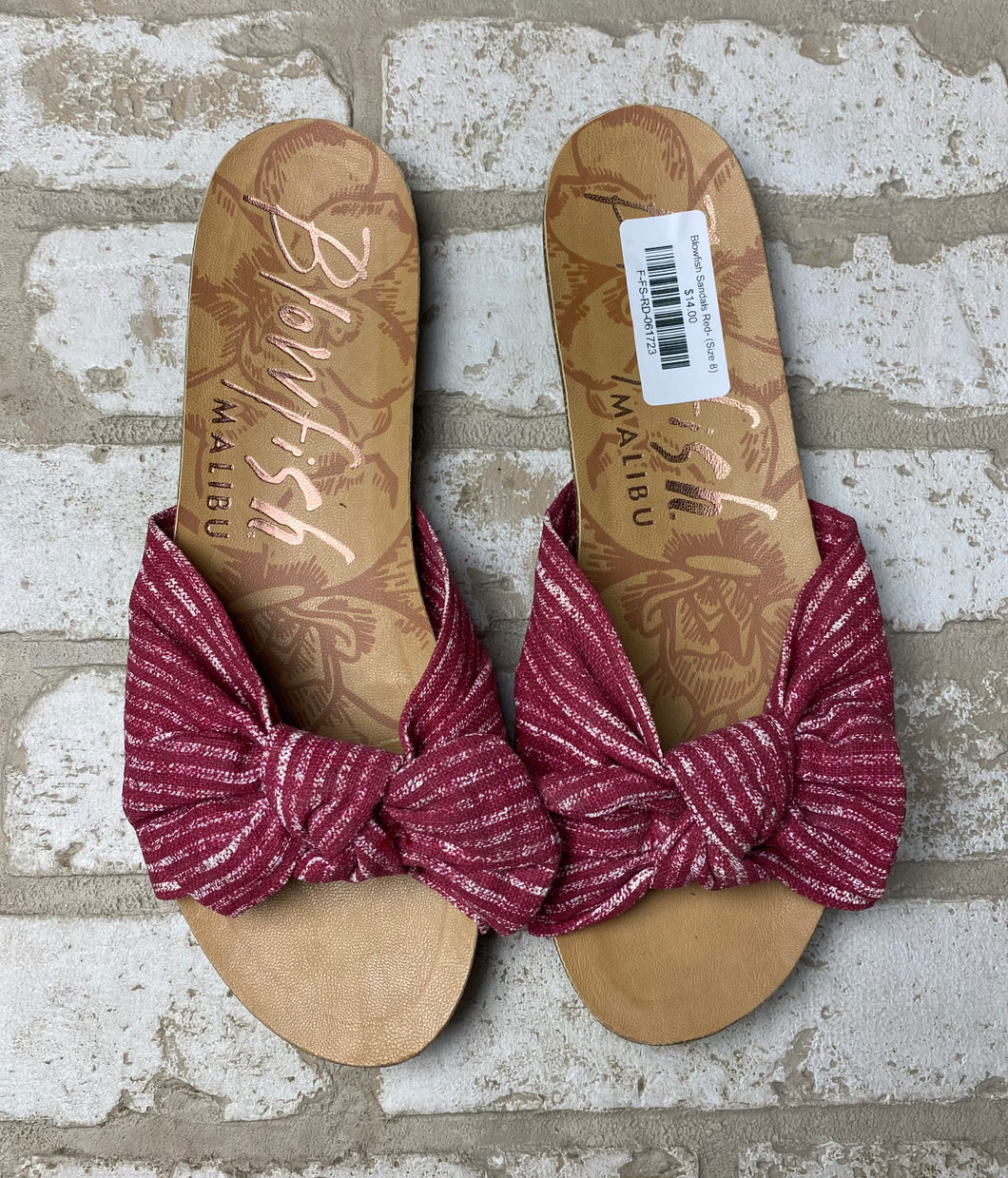 Blowfish Sandals Red- (Size 8)