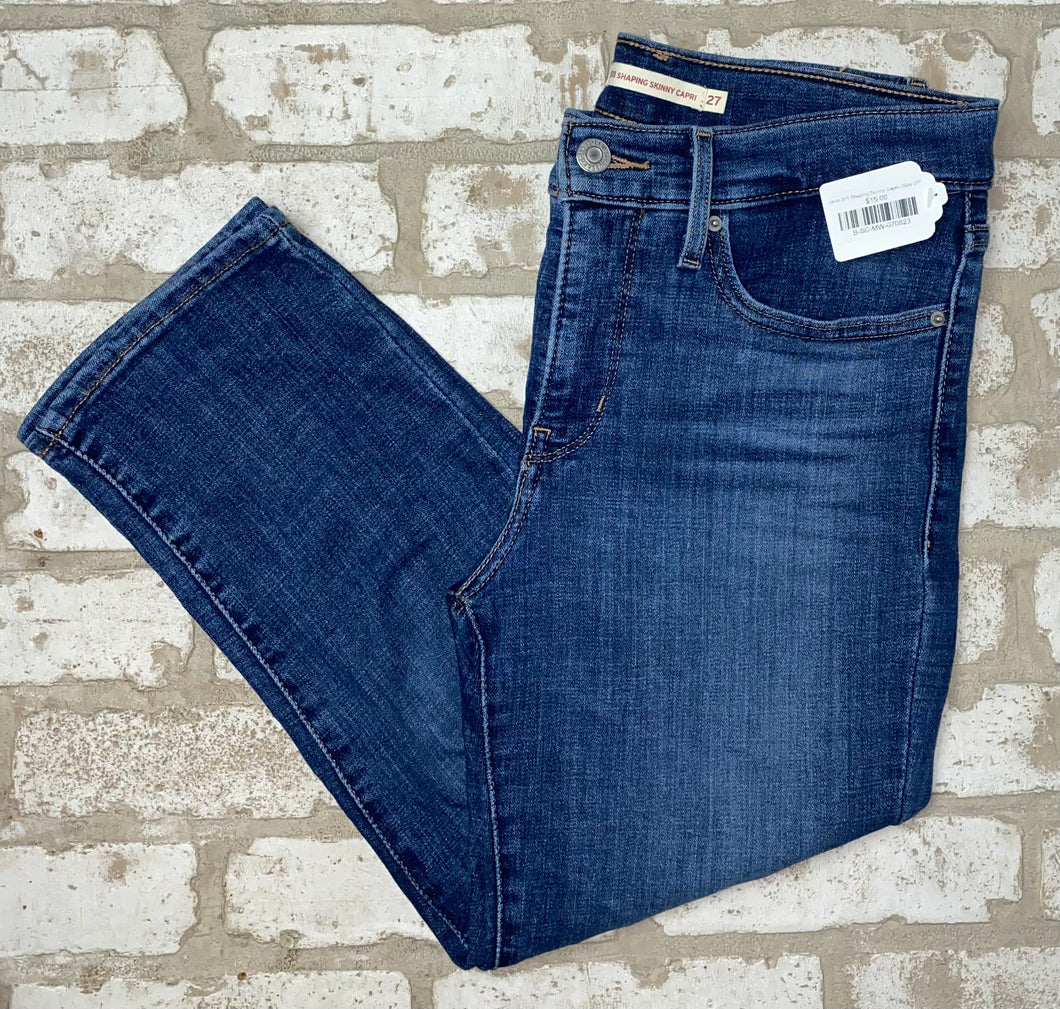 Levis 311 Shaping Skinny Capri- (Size 27