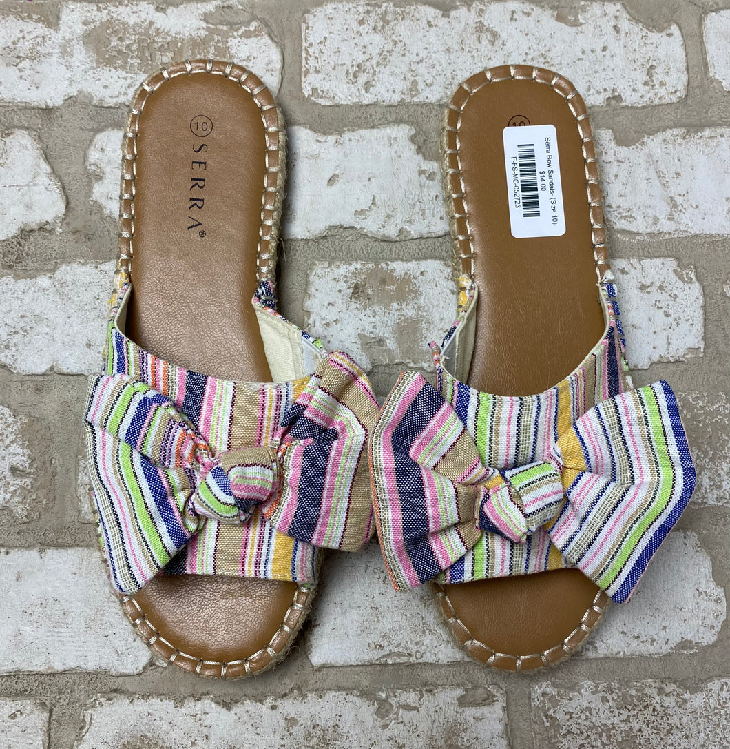 Serra Bow Sandals- (Size 10)