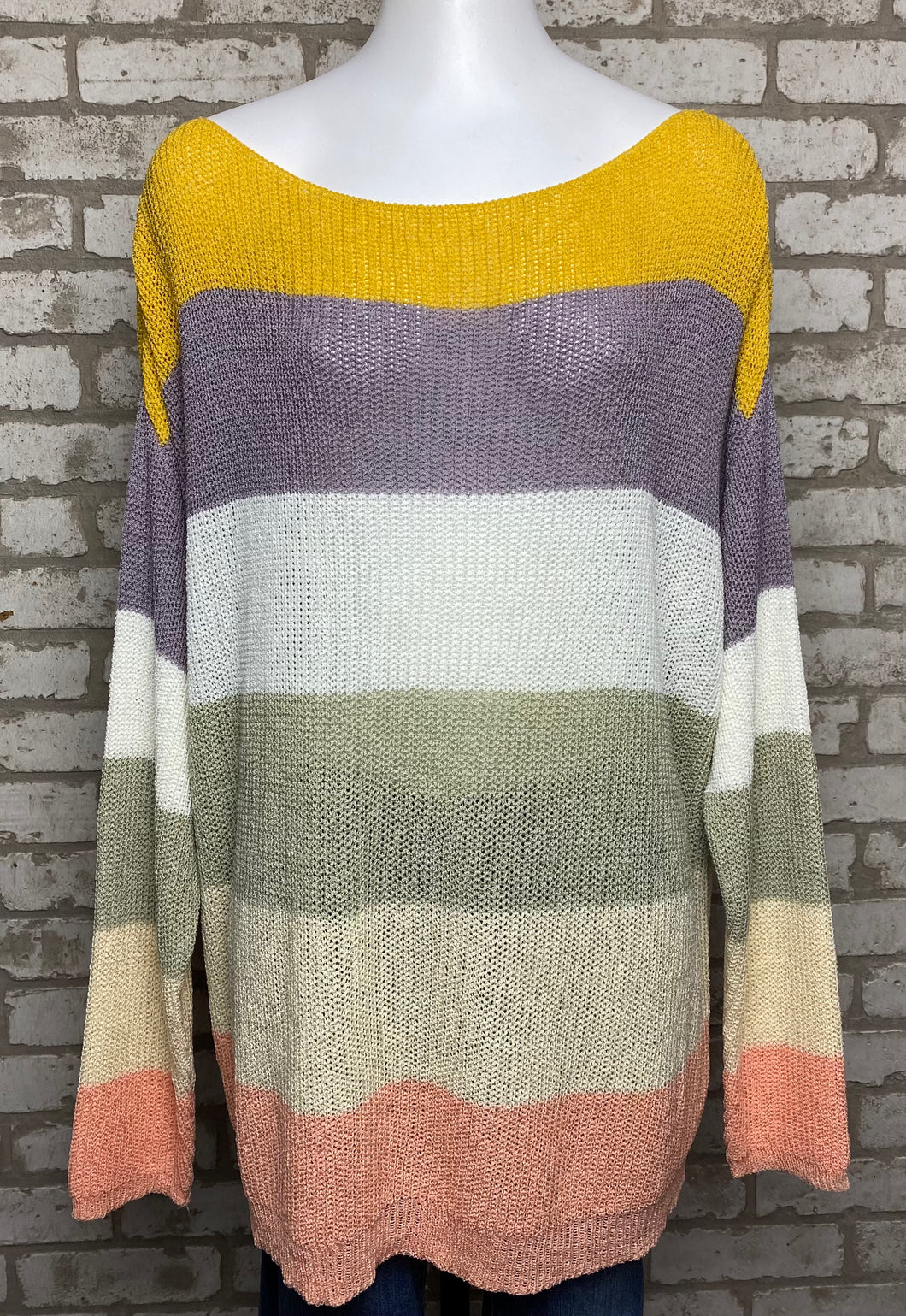 The Blue Ivy Knit Sweater- (M/L)