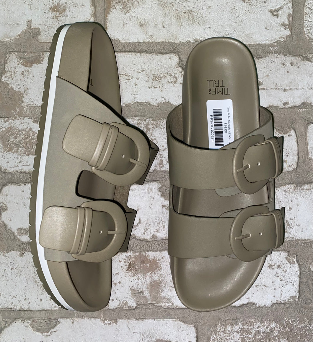 Time & Tru Sandals NEW!- (Size 7)