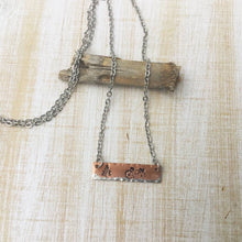 Load image into Gallery viewer, Copper Bar Necklace- Bike
