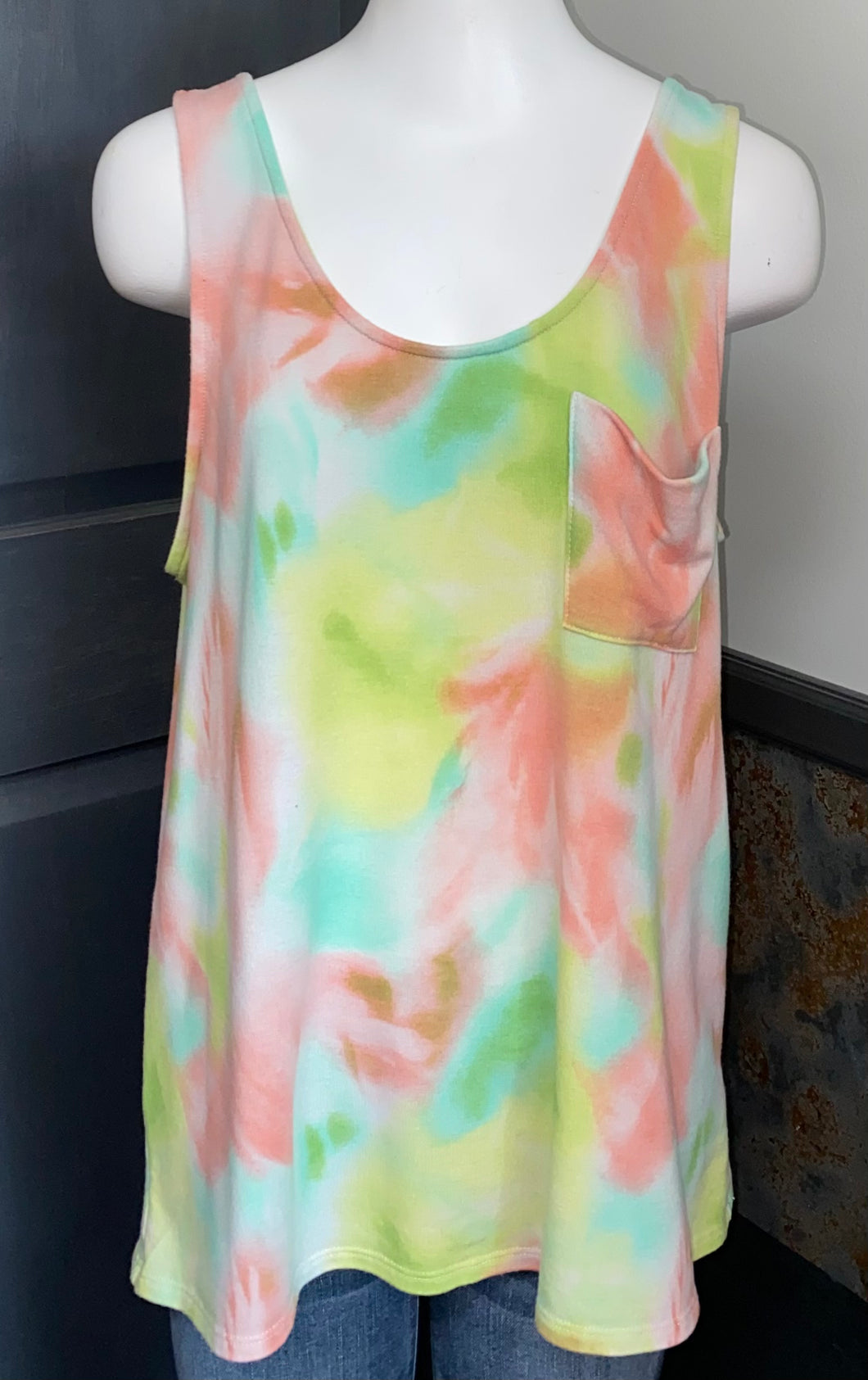143 Story Tie-Dye Tank- (XL)