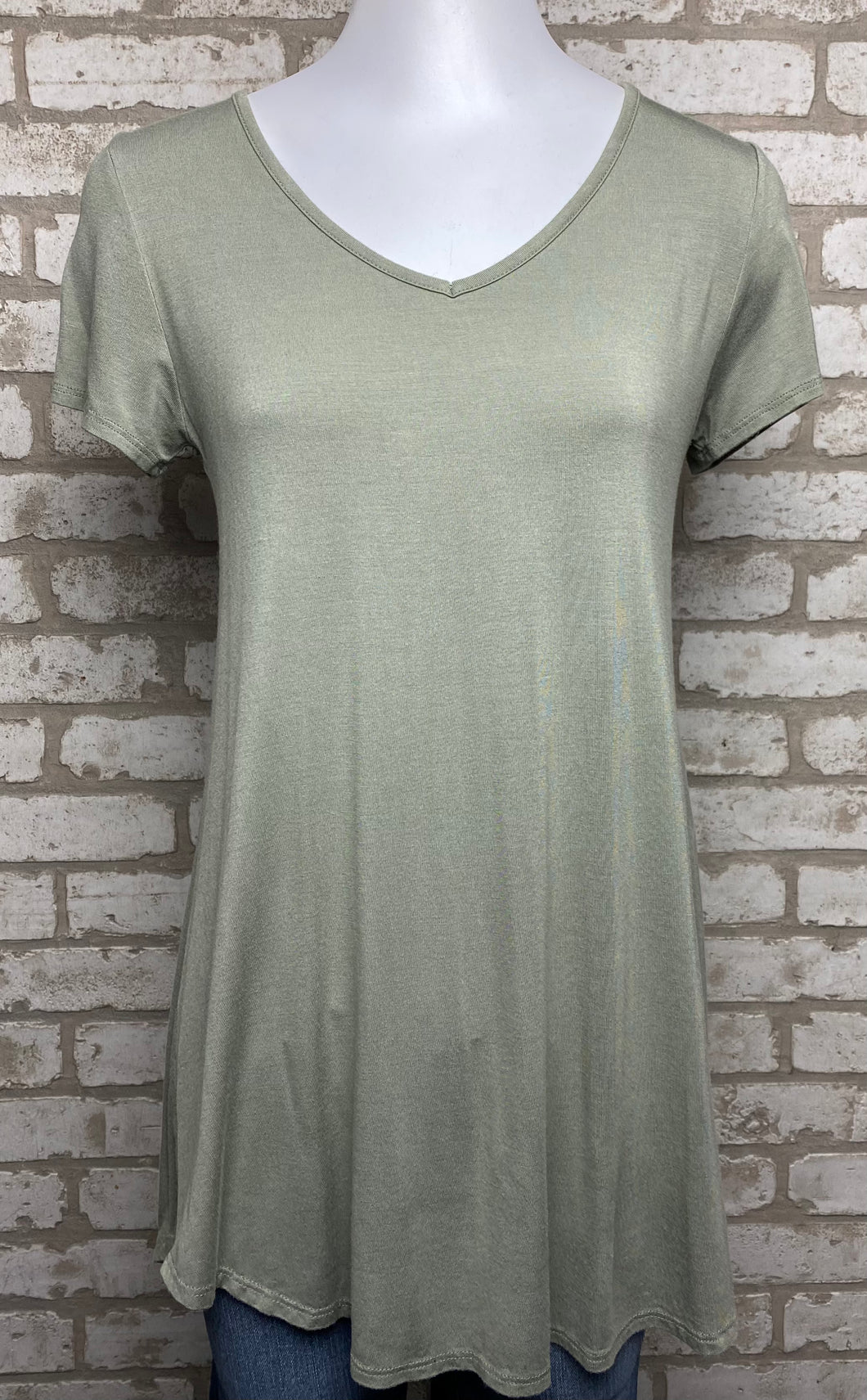 Bombom Sage V-Neck- (S)