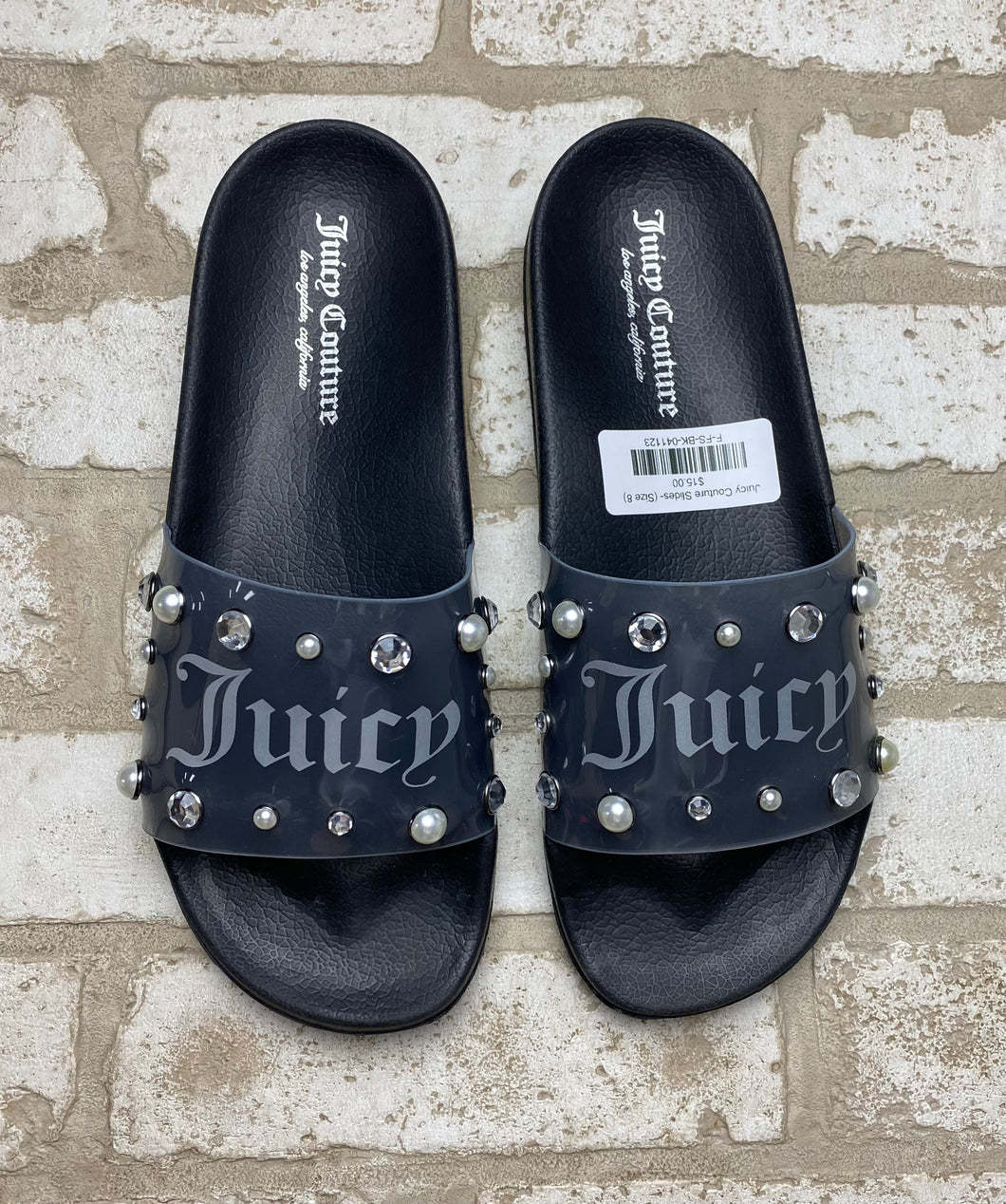 Juicy Couture Slides- (Size 8)