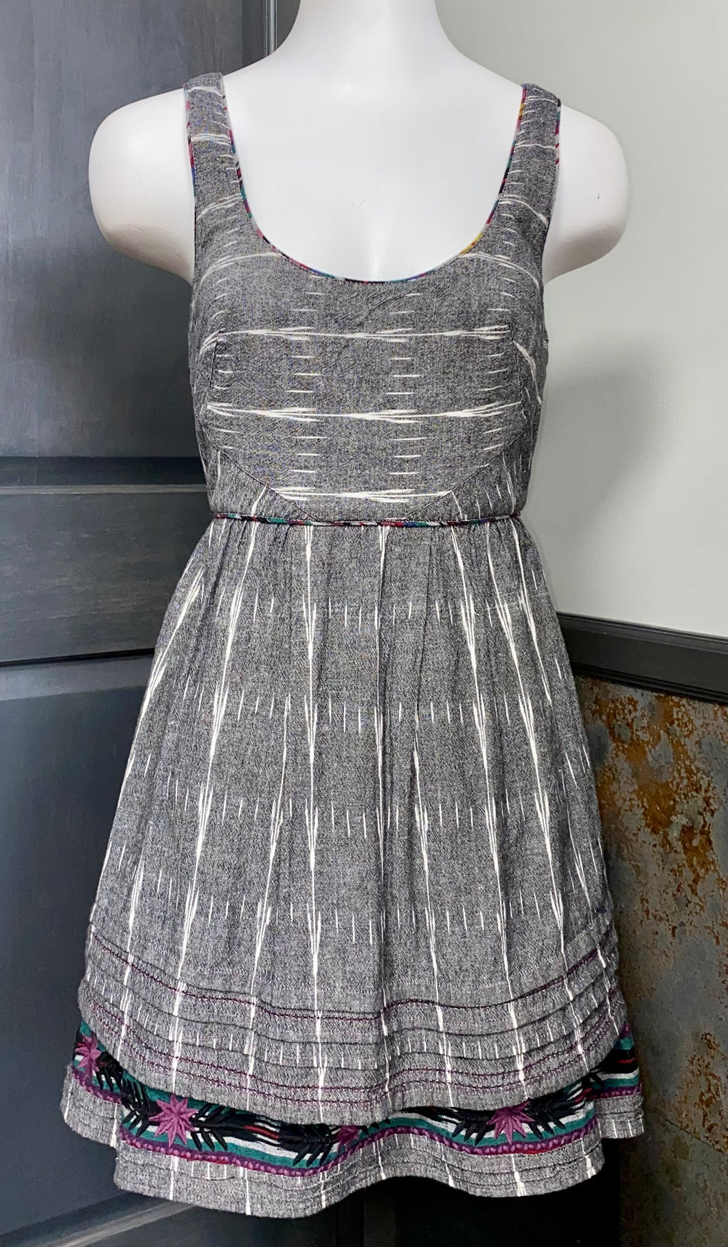 Free People Embroidered Dress- (Size 2)