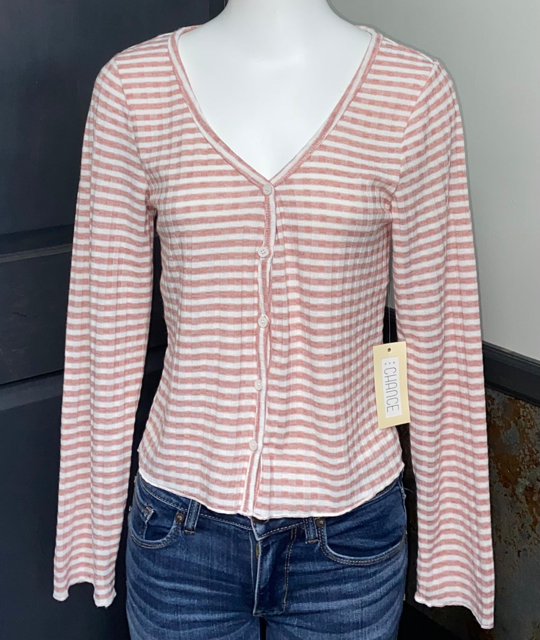 Chance Ribbed Long Sleeve NEW!- (XL)